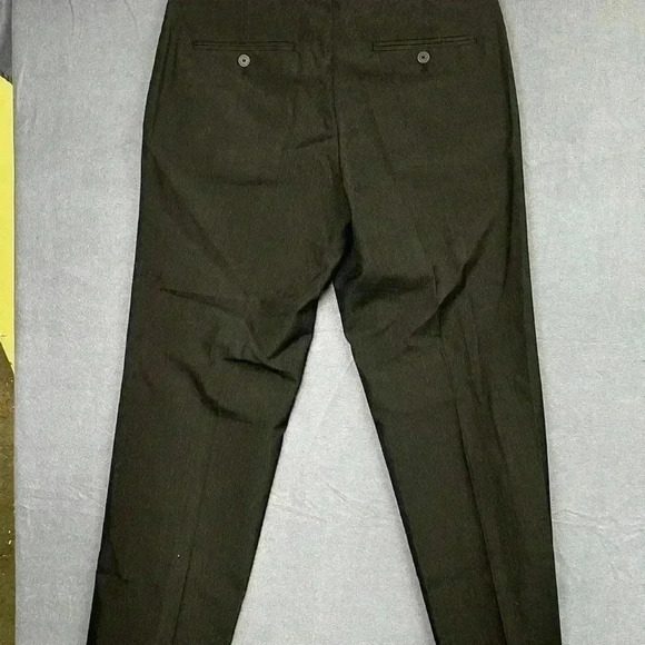 Kenneth Cole Reaction Dress Pants Men’s 32/32 Black Gray Pinstriped Stretch 0337 - Picture 8 of 9